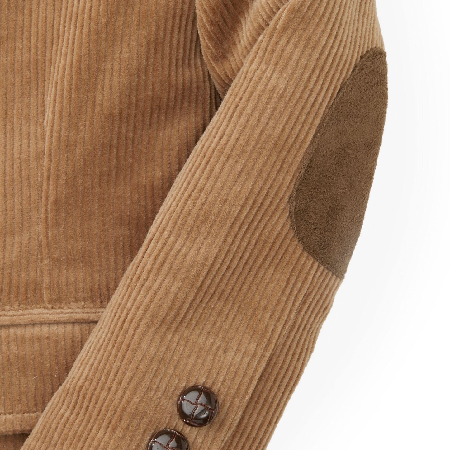 Corduroy Toddler & Kid Boy Blazer with Elbow Patches - Brown