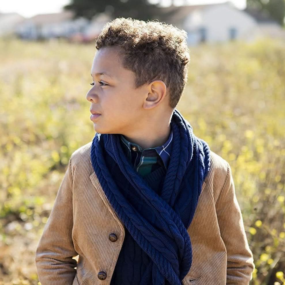 Corduroy Toddler & Kid Boy Blazer with Elbow Patches - Brown