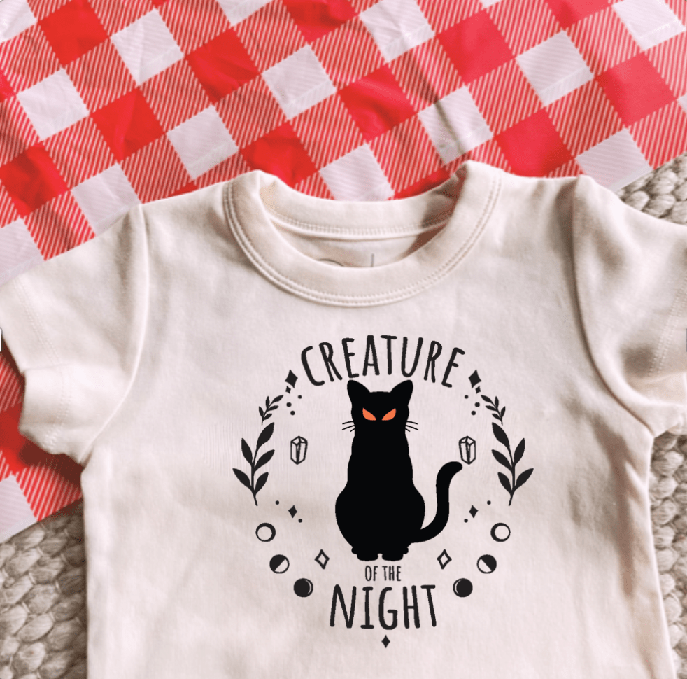 Organic Baby Graphic Bodysuit - Creature of the Night
