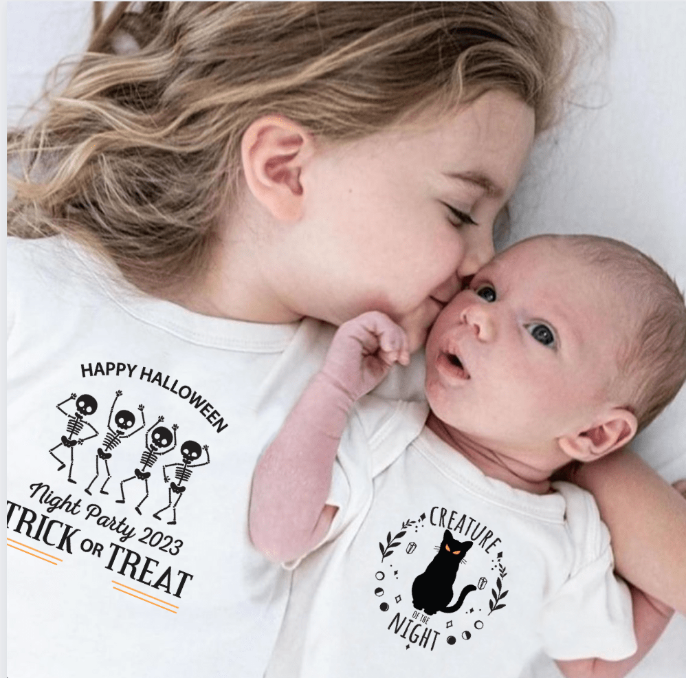 Organic Baby Graphic Bodysuit - Creature of the Night