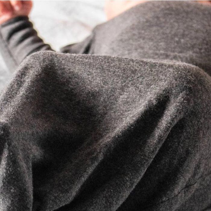 Knotted Baby Sleep Gown - Charcoal