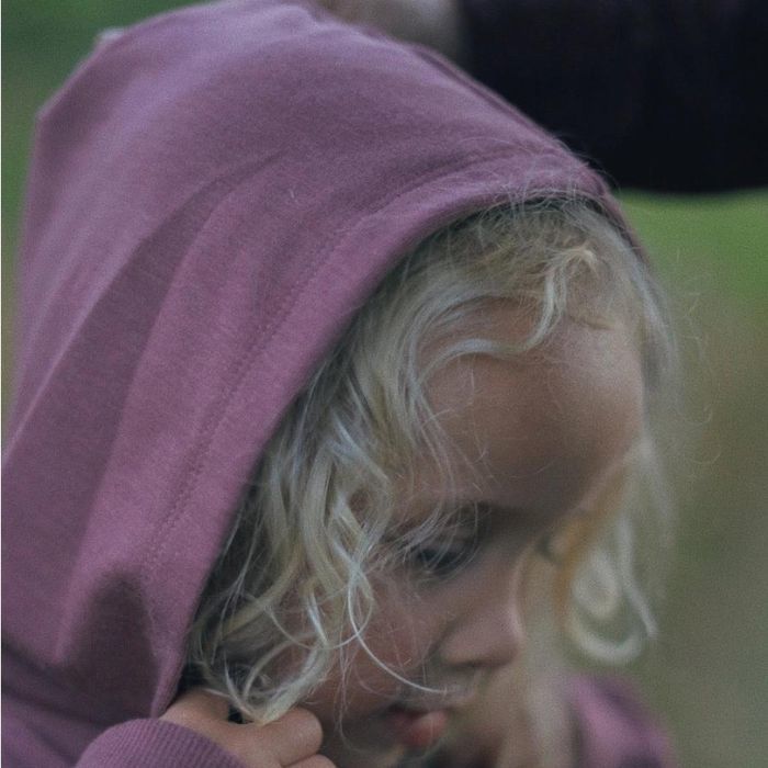 Baby / Toddler Zip Up Hoodie - Rose