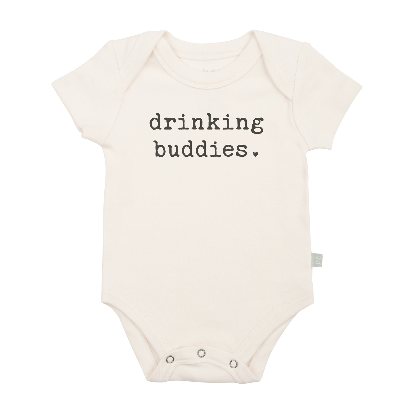 Organic Baby Graphic Bodysuit - Drinking Buddies
