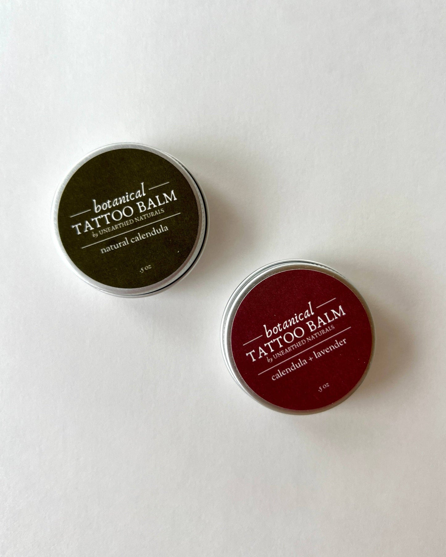 Botanical Tattoo Balm - Calendula Salve: Calendula + Lavender