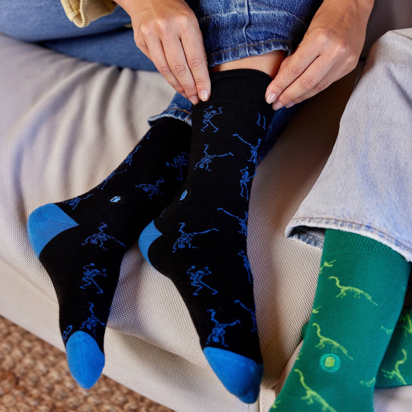 Adult Socks that Give Books