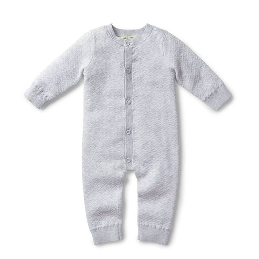 Baby Jacquard Sweater Romper