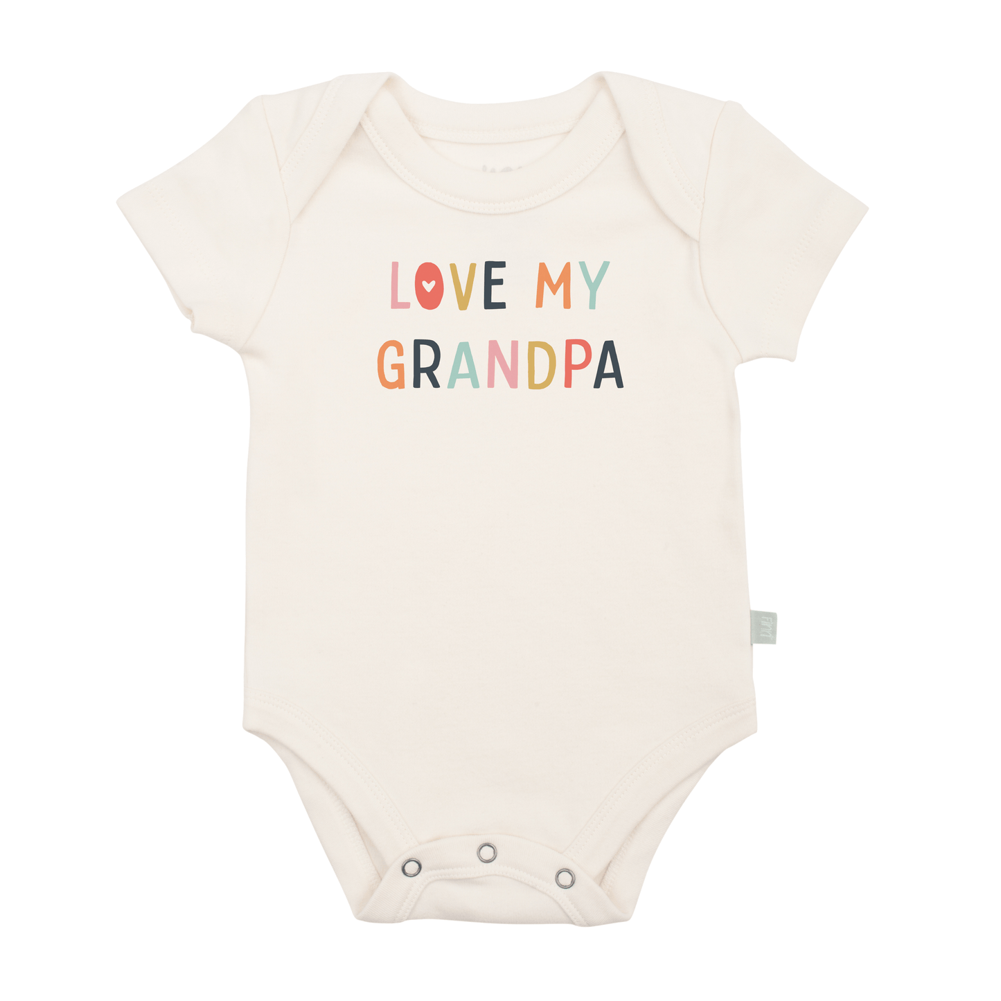 Organic Baby Graphic Bodysuit - Love My Grandpa