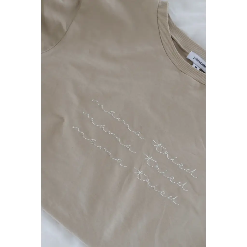 Organic Women's Embroidered Sweatshirt - Mama Tried