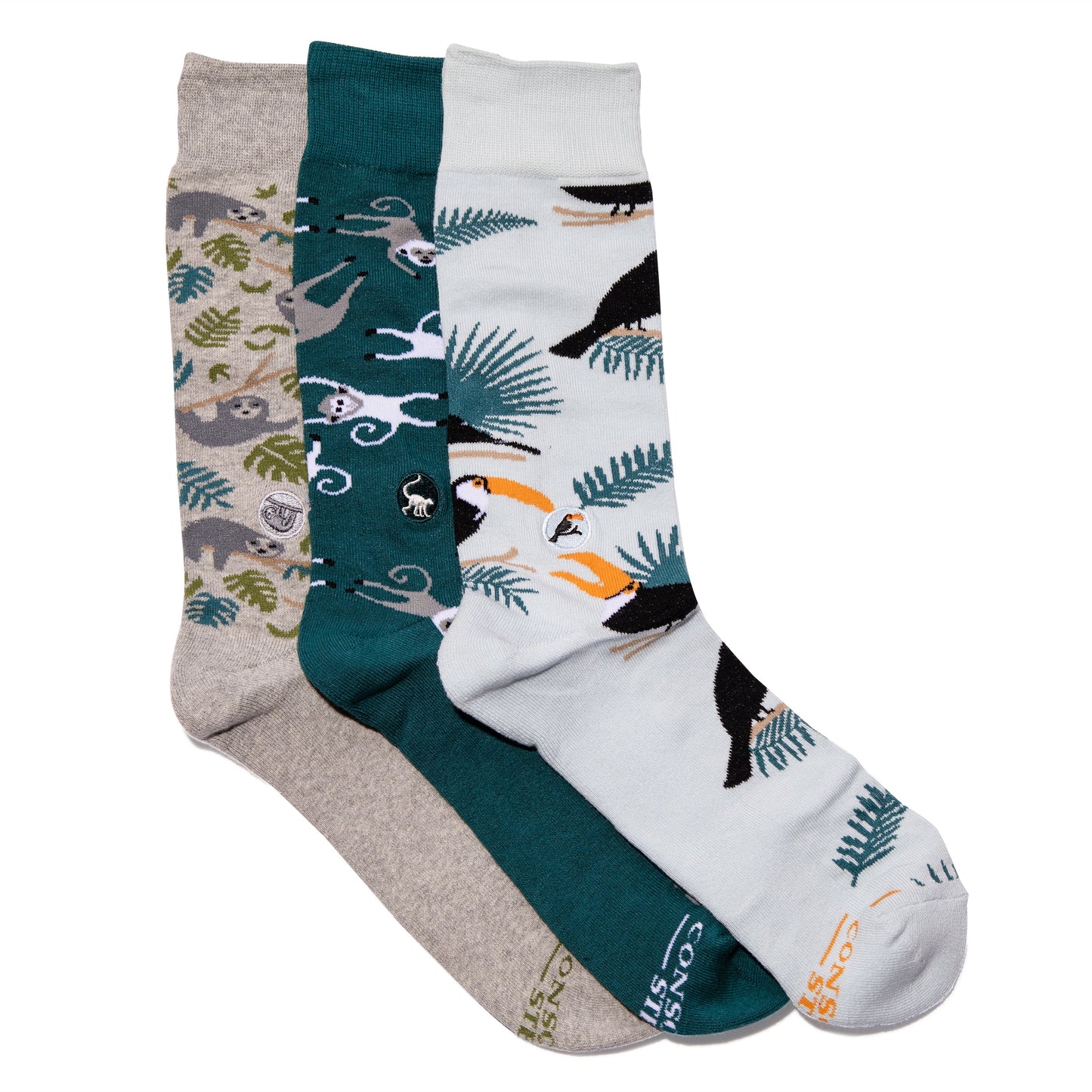 Protect Rainforests Adult Socks Gift Box