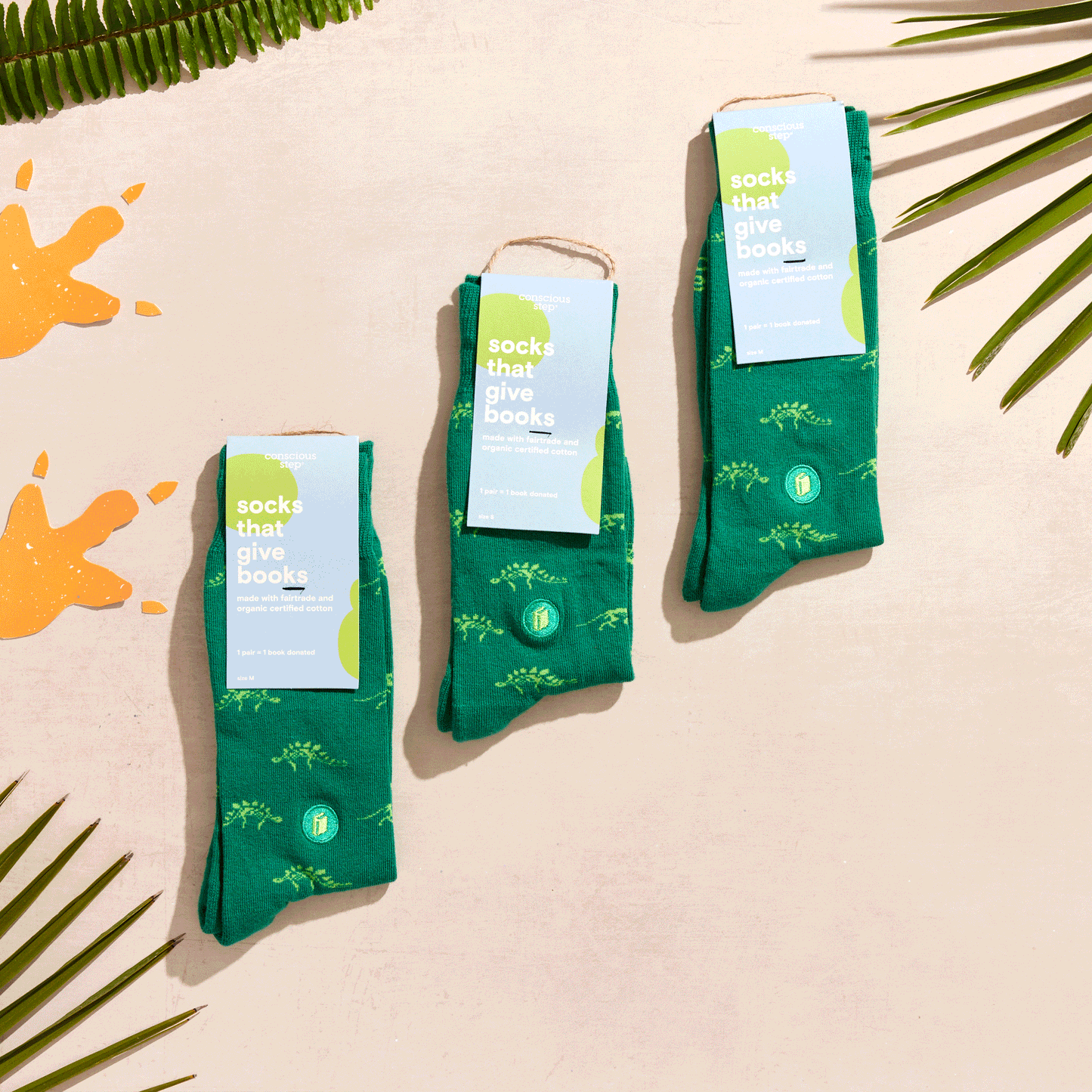 Adult Socks that Give Books