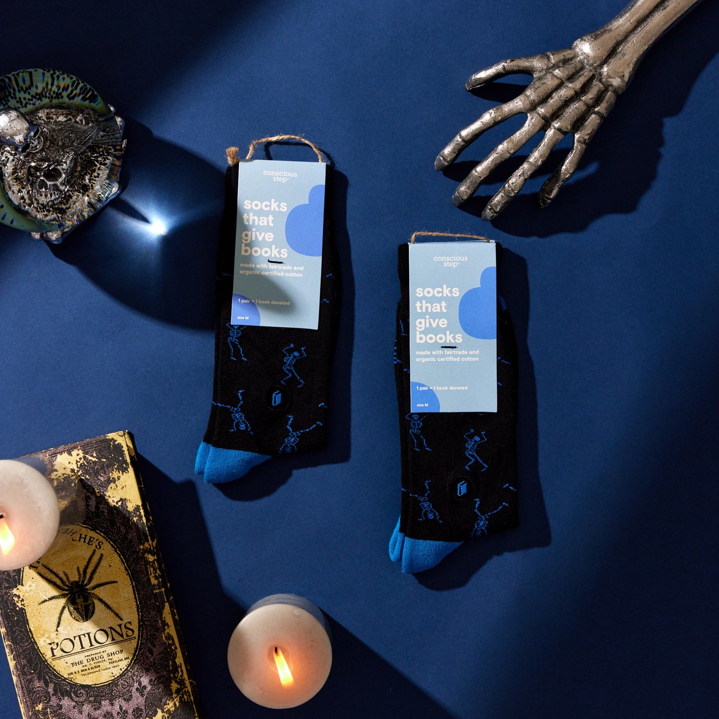Adult Socks that Give Books