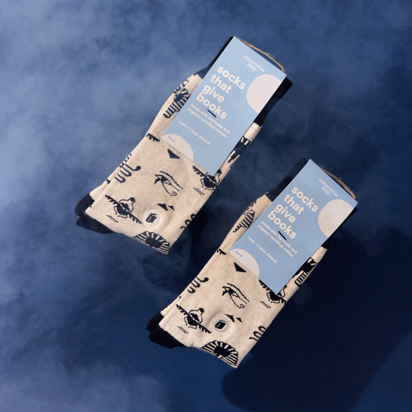 Adult Socks that Give Books