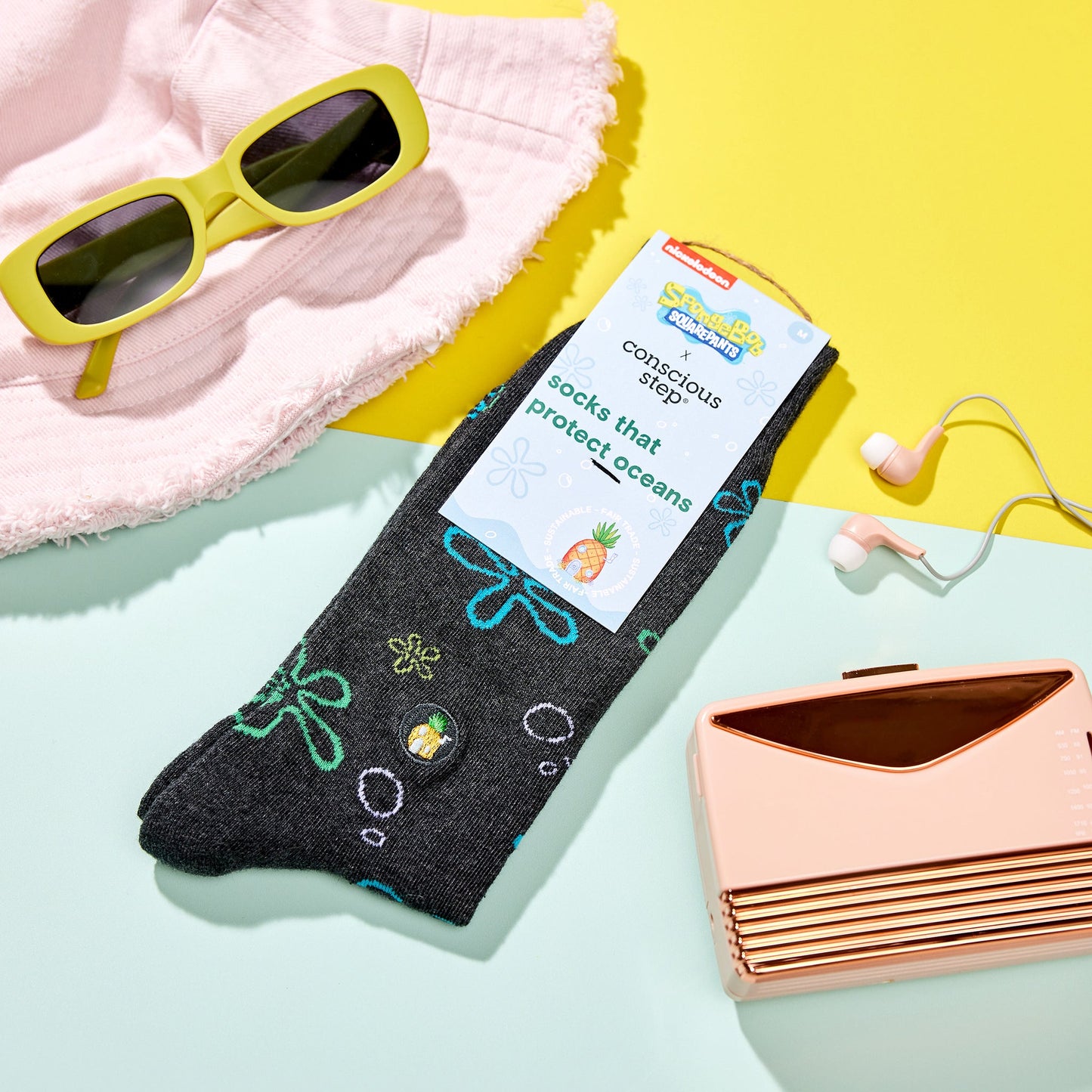Adult SpongeBob Socks that Protect Oceans