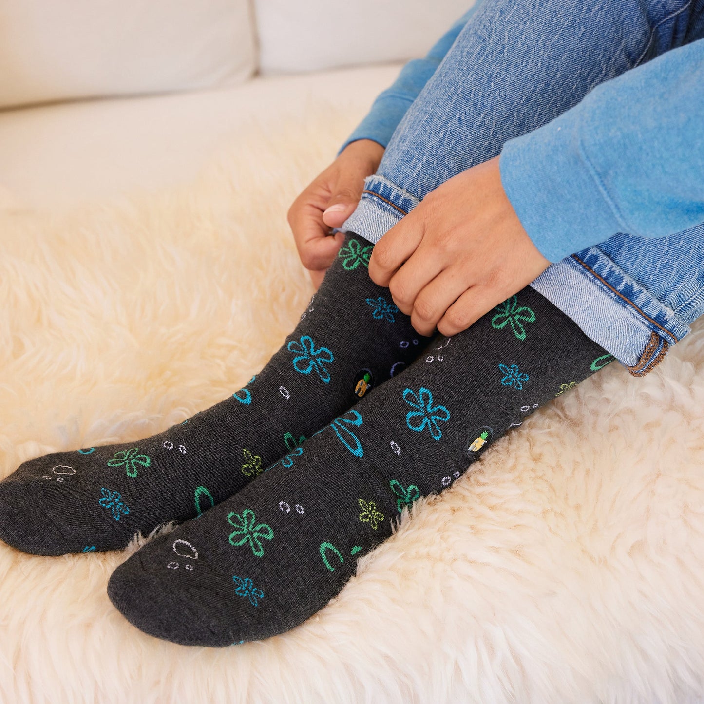 Adult SpongeBob Socks that Protect Oceans