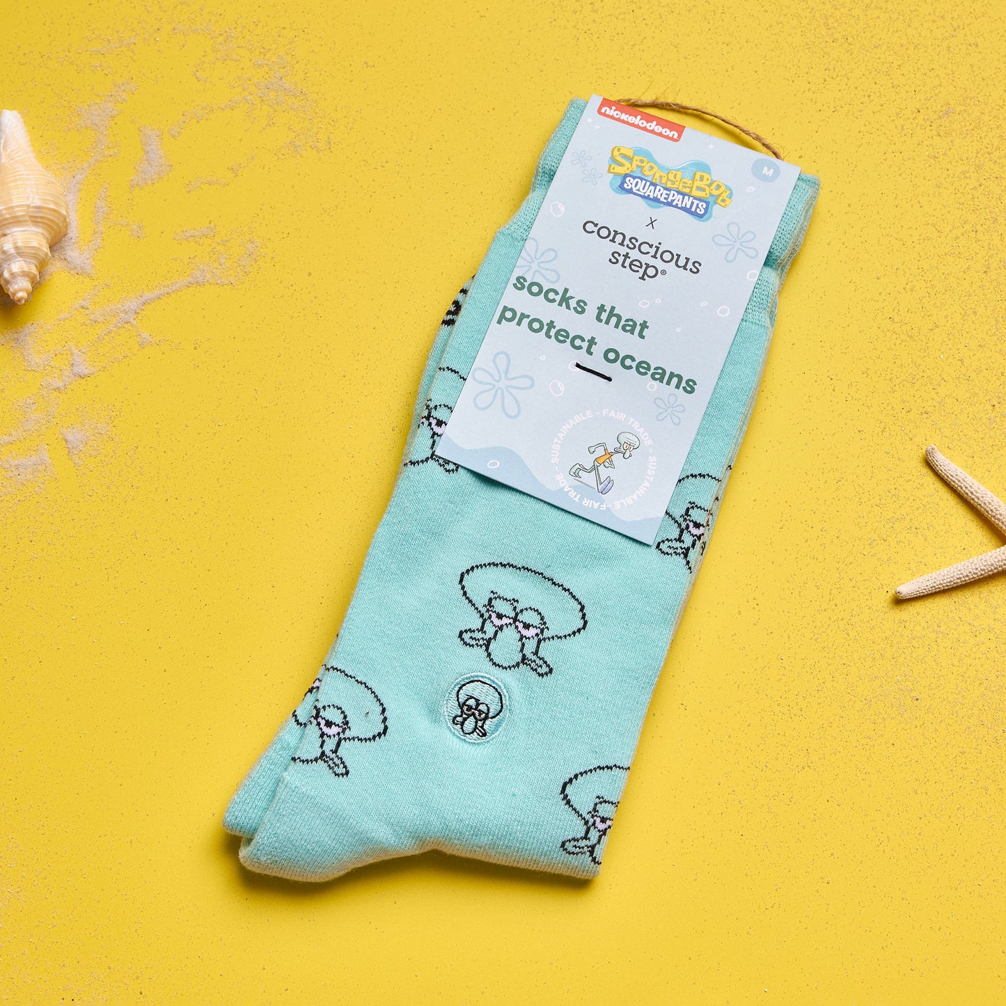 Adult Squidward Socks that Protect Oceans