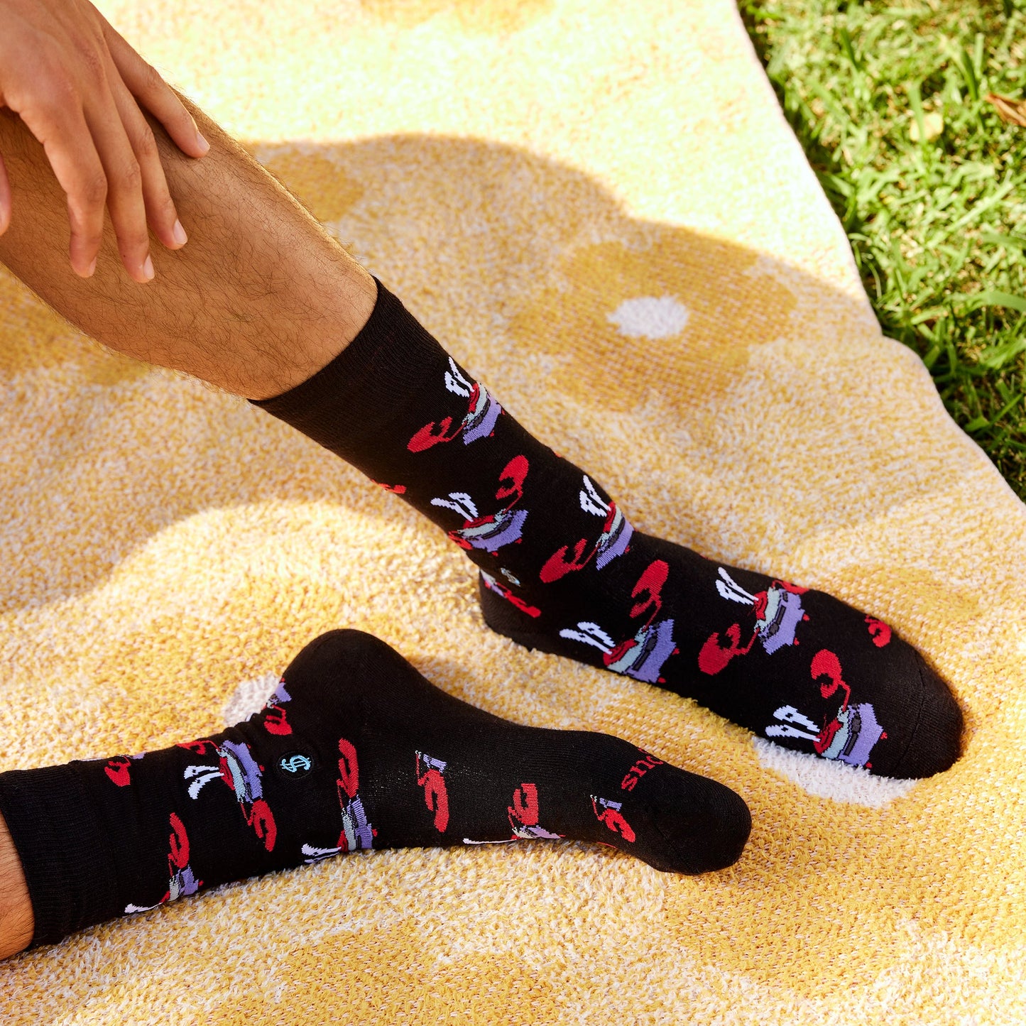Adult Mr. Krabs Socks that Protect Oceans