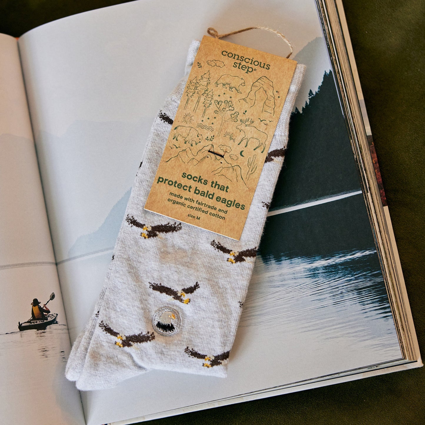 Adult Socks that Protect Bald Eagles