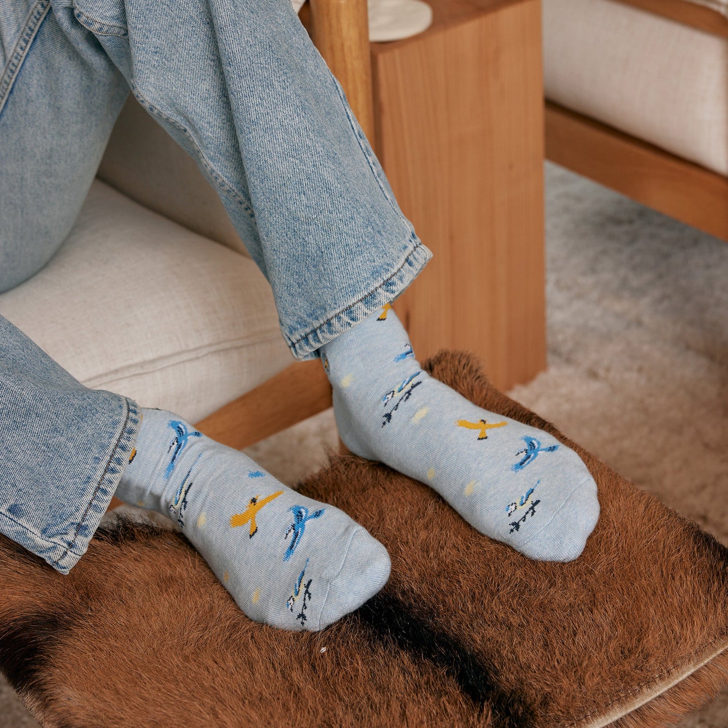Adult Socks that Protect Songbirds
