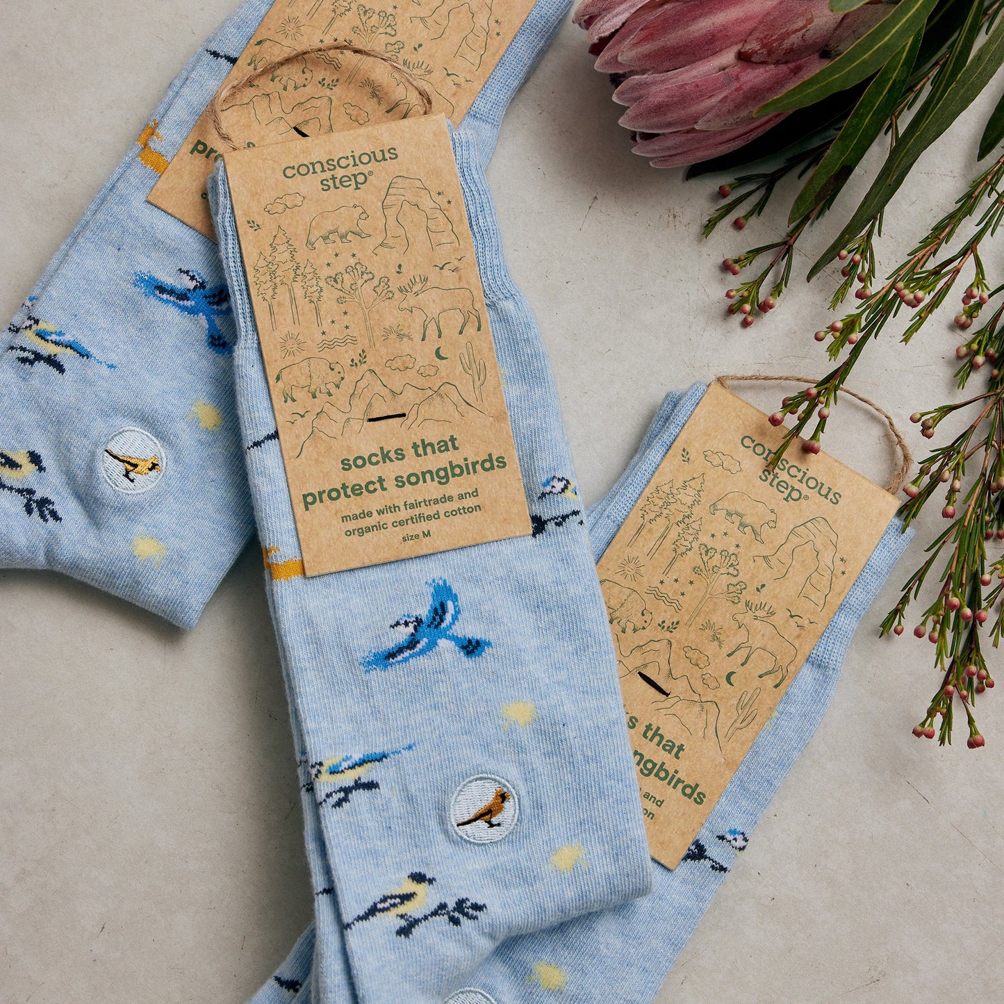Adult Socks that Protect Songbirds
