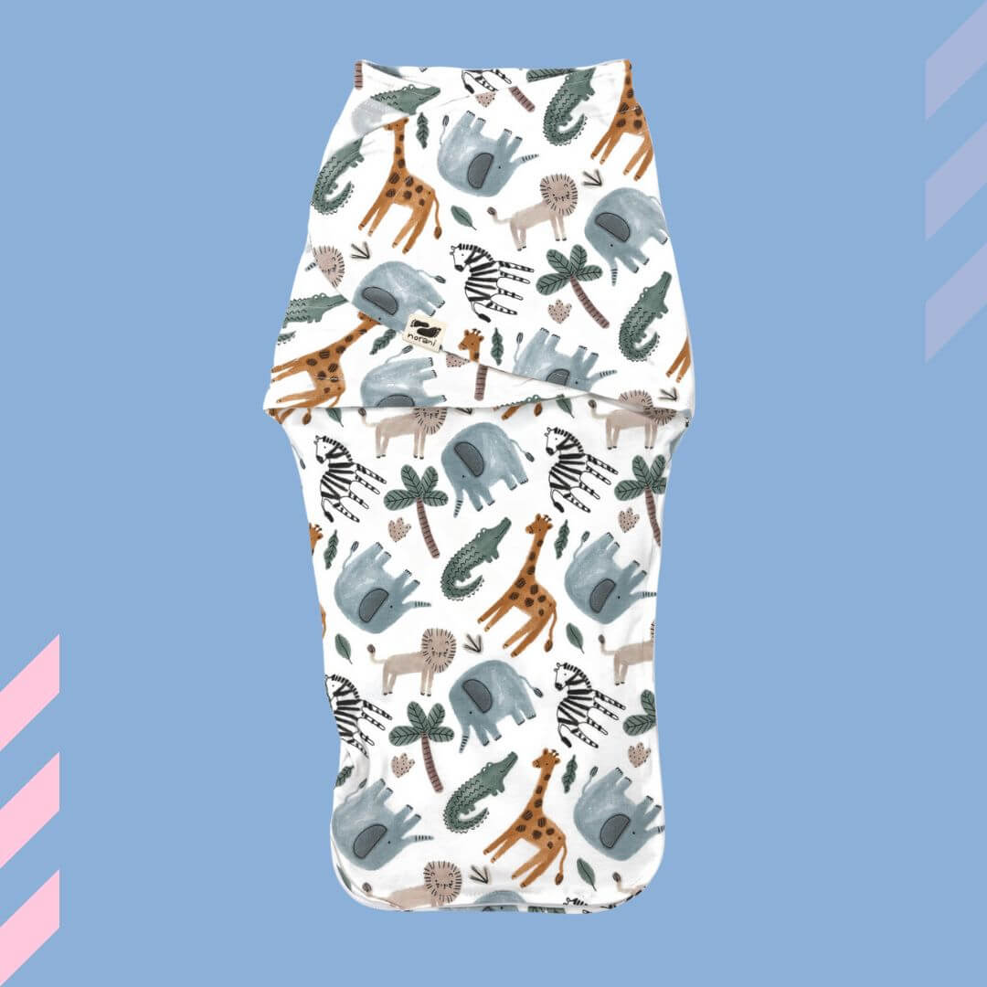Snugababe Swaddle™ Sleep Pod - Safari Animals