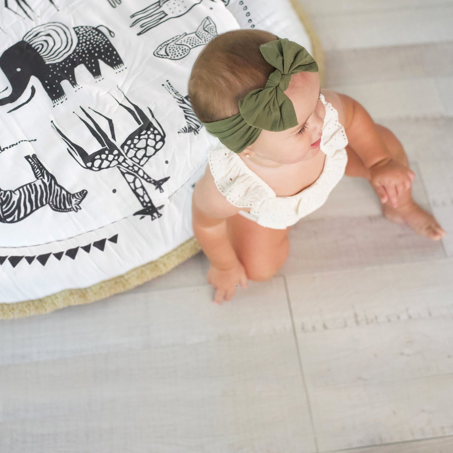 Organic Baby Large Reversible Safari Playmat