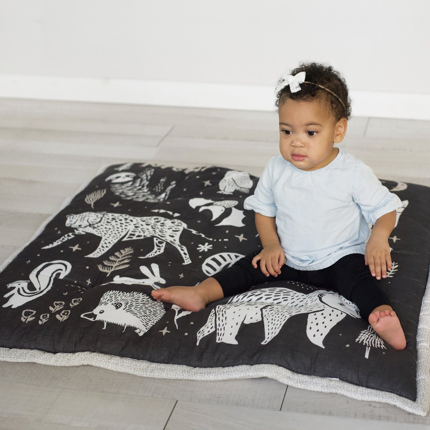 Organic Baby Large Wildlife Reversible Playmat