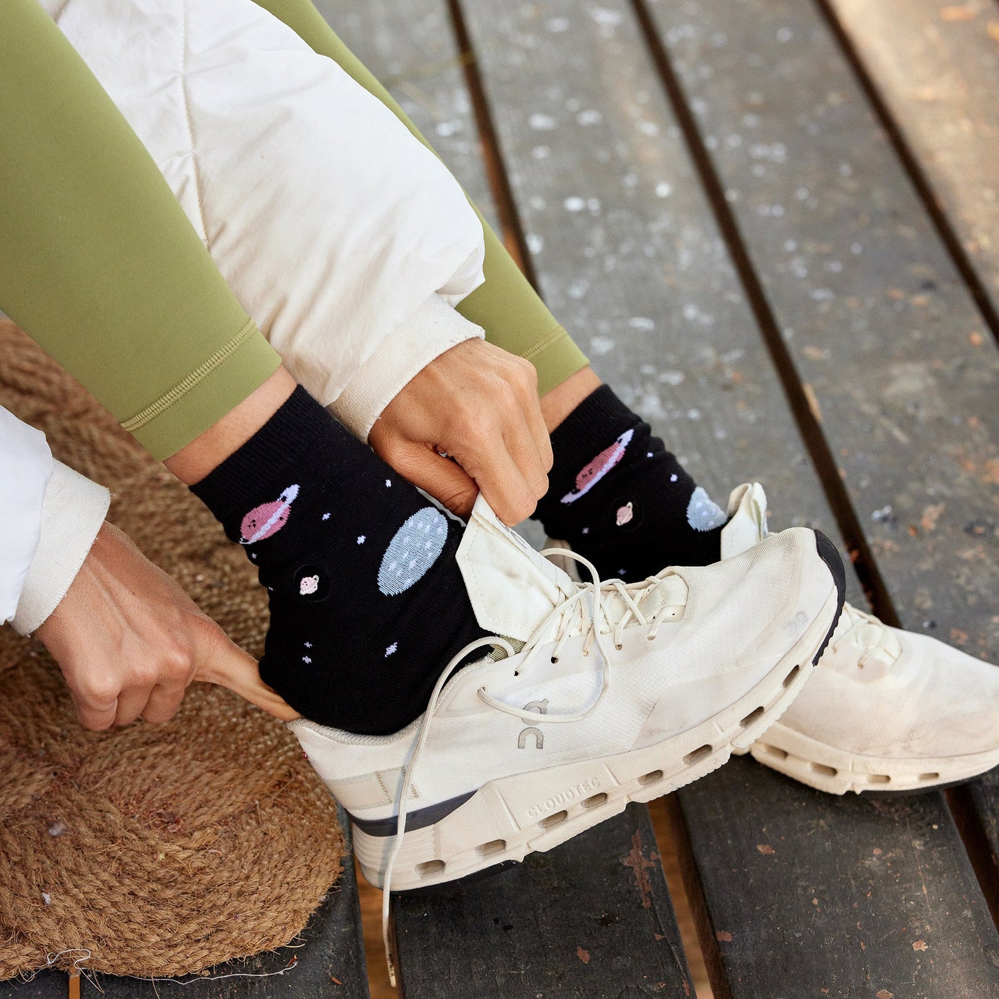 Adult Socks that Support Space Exploration