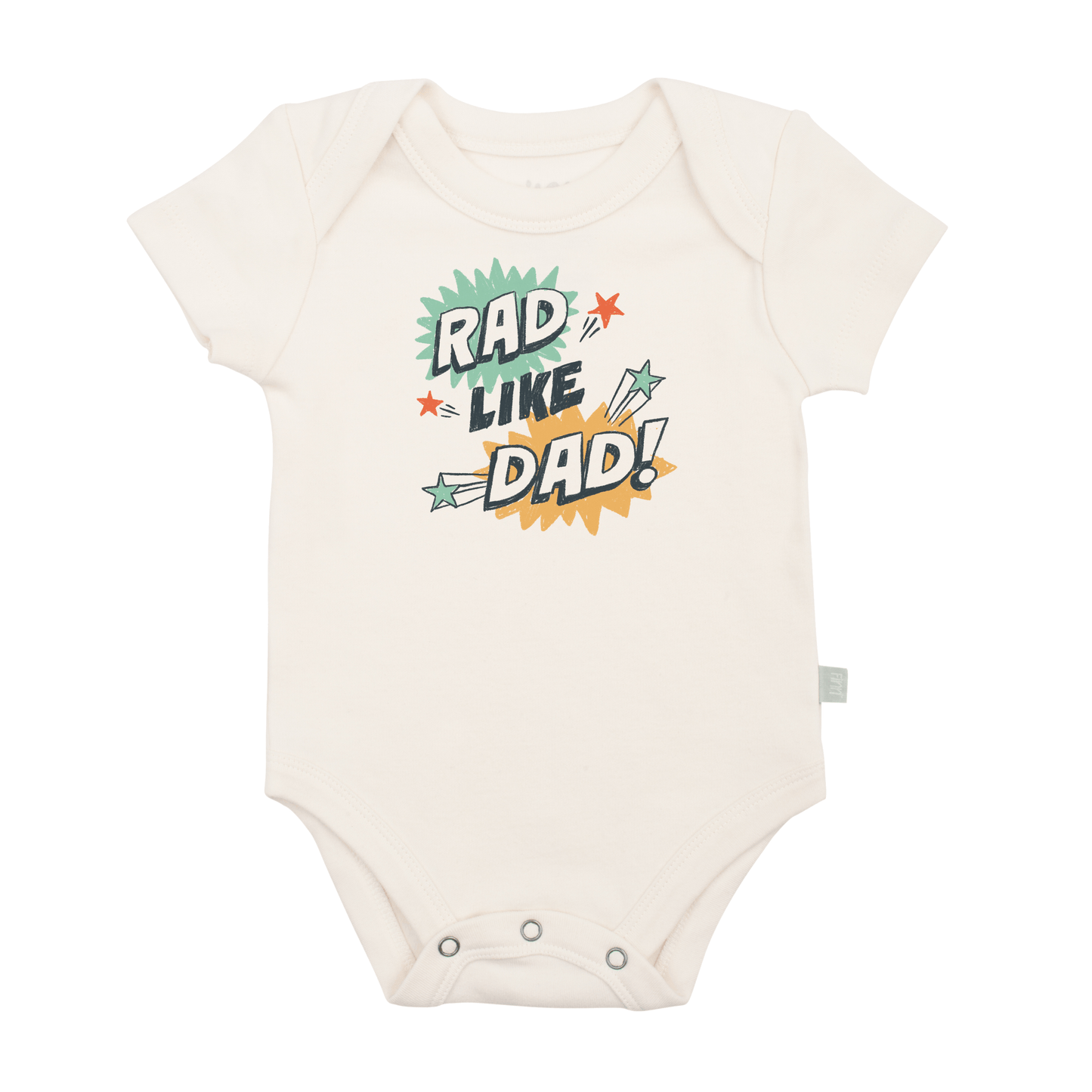 Organic Baby Graphic Bodysuit - Rad Like Dad