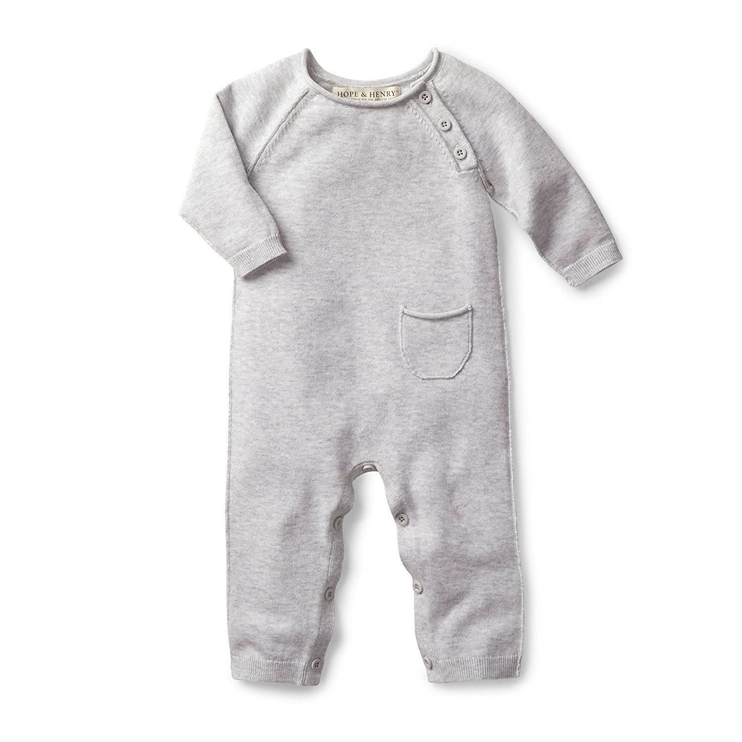 Organic Baby Raglan Knit Romper
