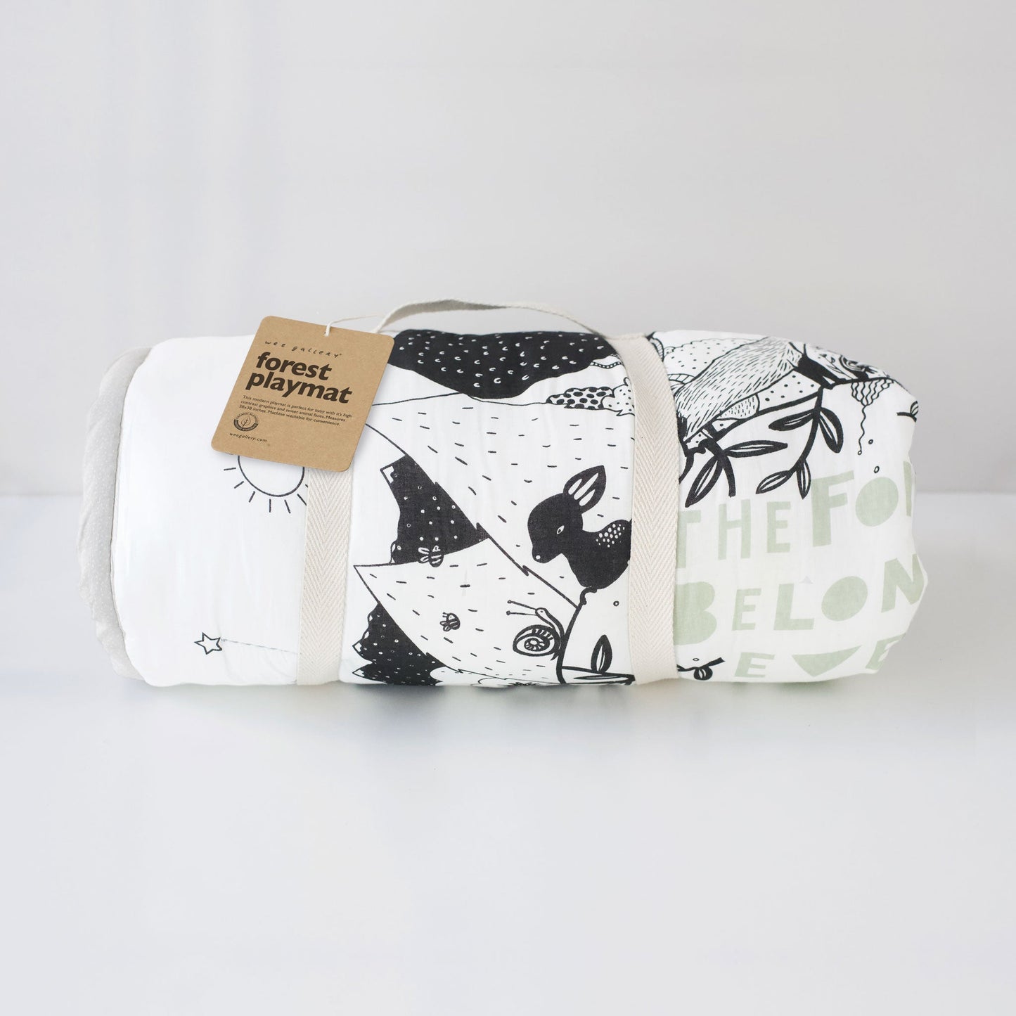 Organic Baby Large Reversible Forest Playmat