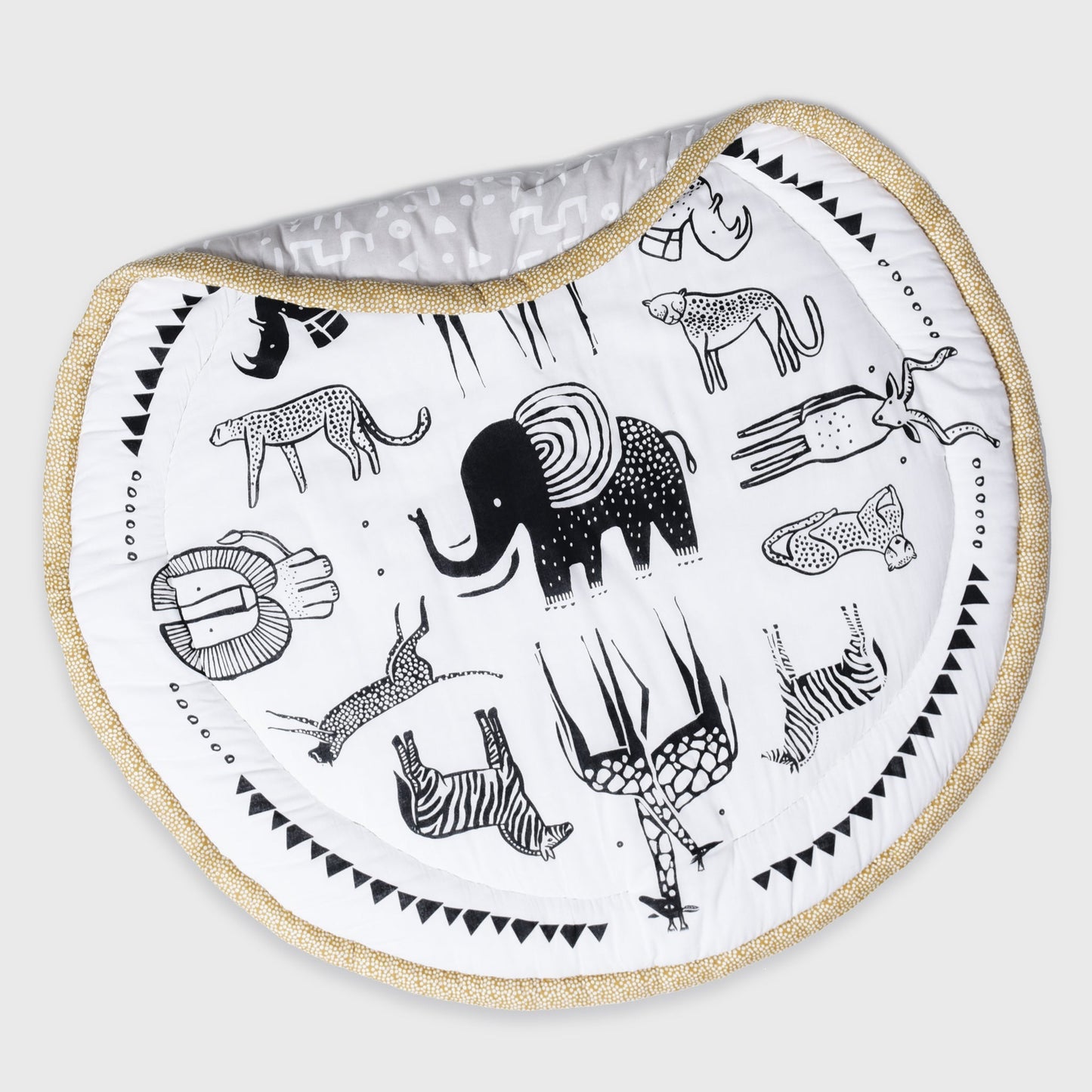 Organic Baby Large Reversible Safari Playmat