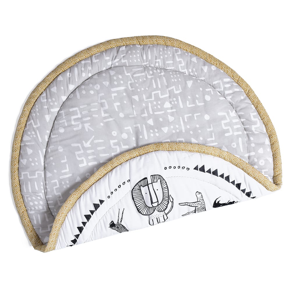 Organic Baby Large Reversible Safari Playmat