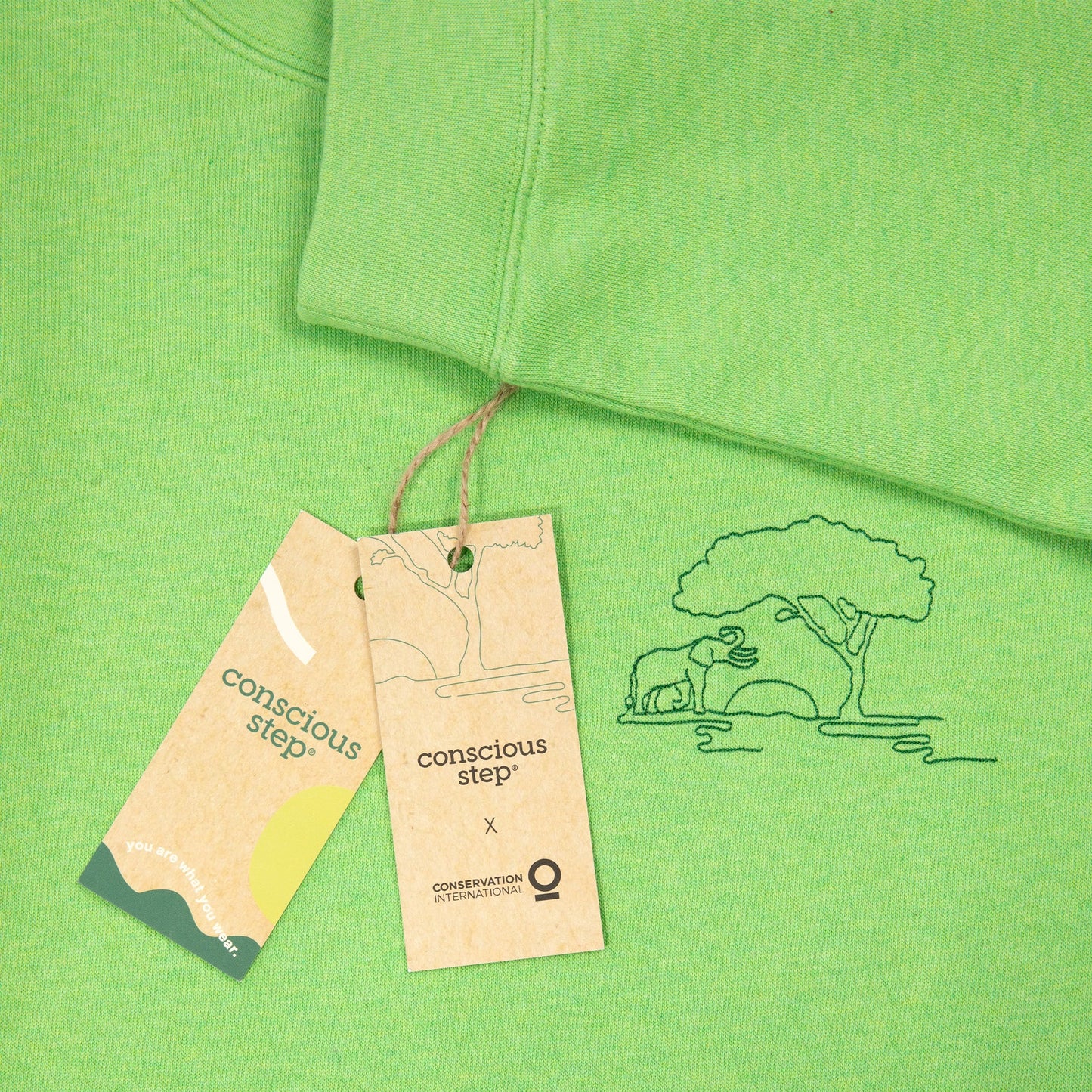 Protect Elephants Adults Crew Sweatshirt