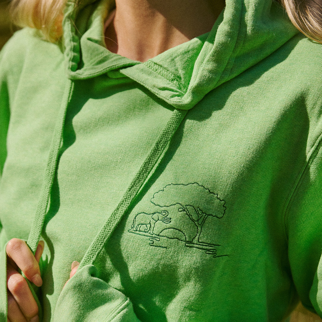 Protect Elephants Adults Hooded Sweatshirt