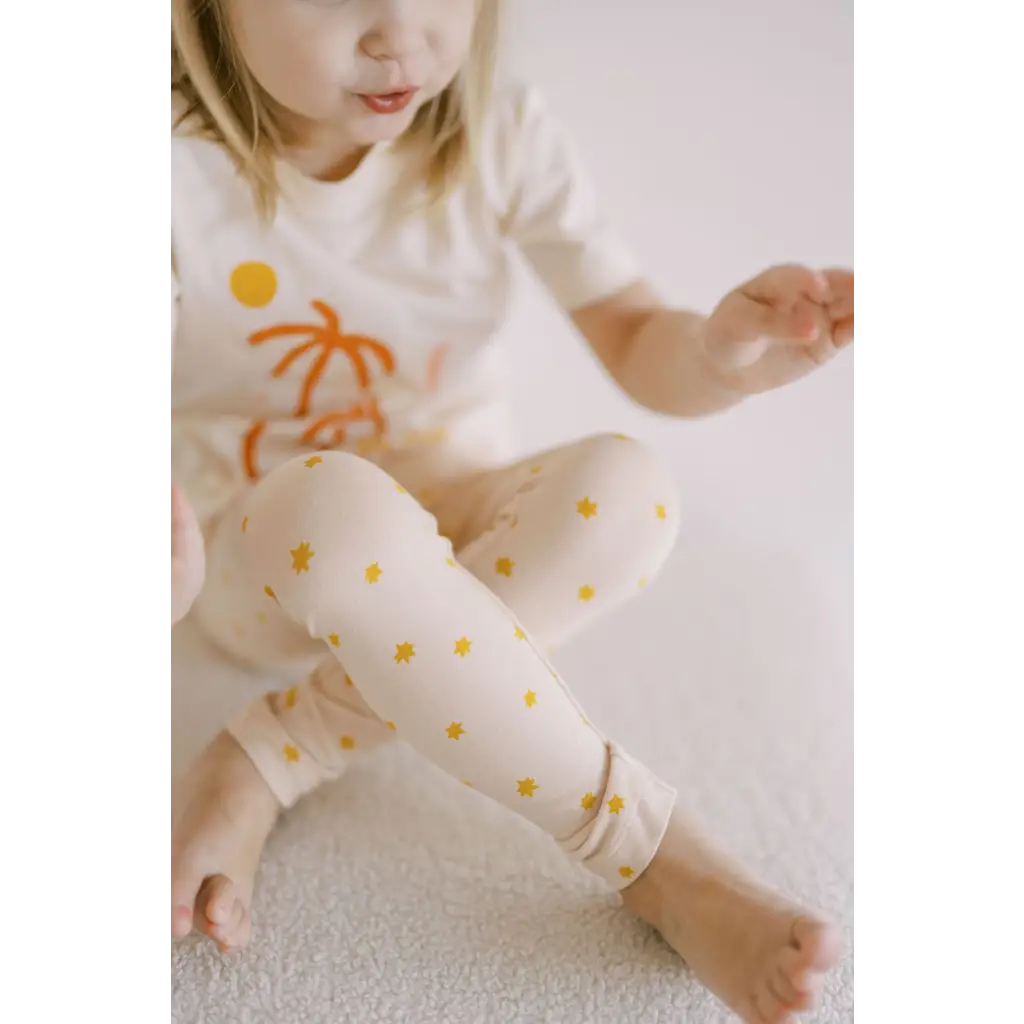 Organic Toddler & Kid Leggings - Shine Bright Star