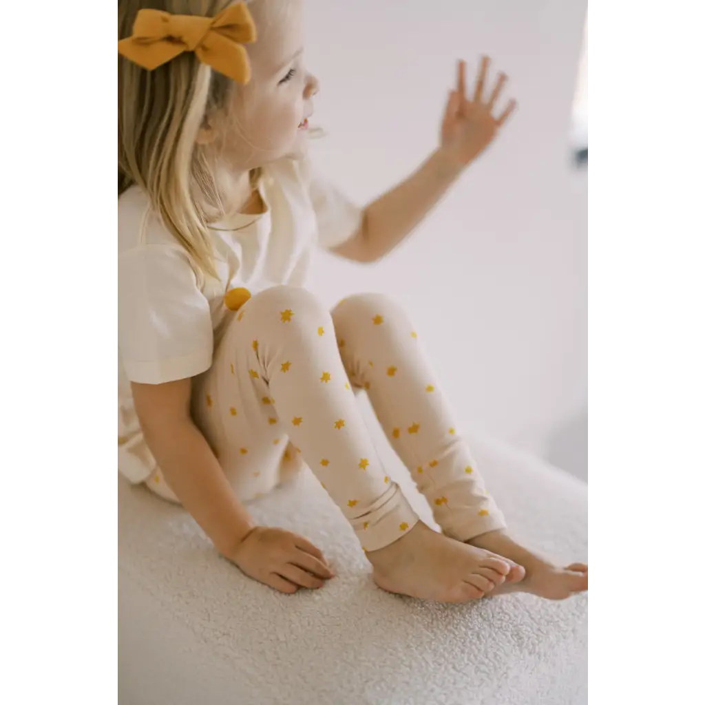 Organic Toddler & Kid Leggings - Shine Bright Star