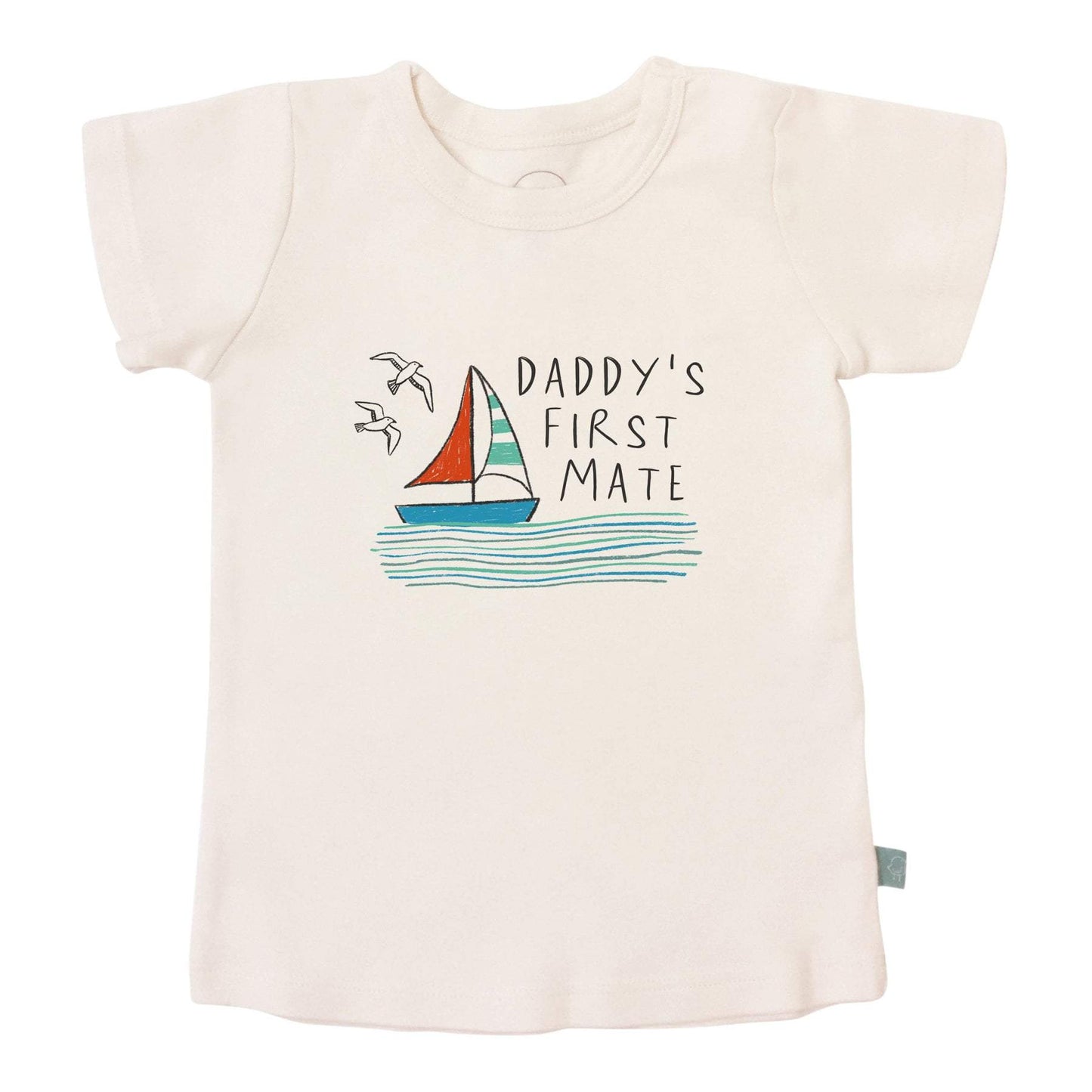Organic Toddler Graphic Tee - Daddy's First Mate