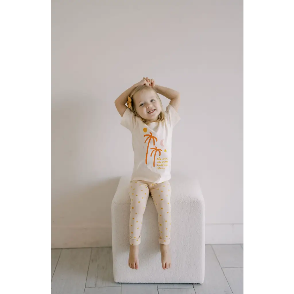 Sun, Moon Stars Organic Cotton Toddler & Kids T-Shirt