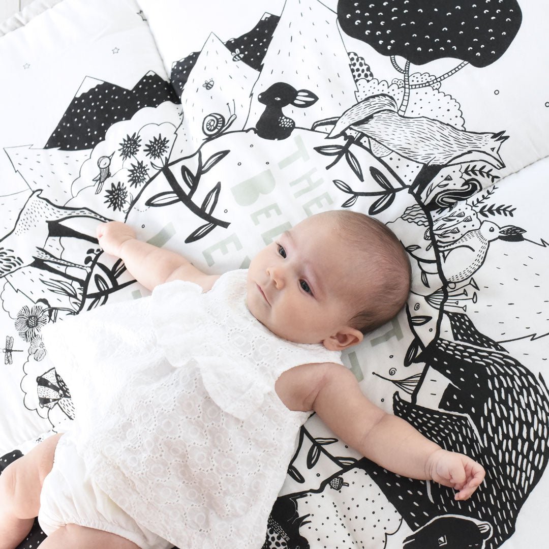 Organic Baby Large Reversible Forest Playmat