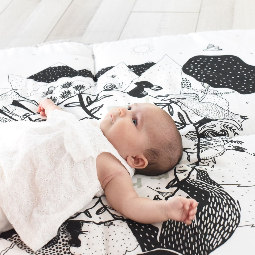 Organic Baby Large Reversible Forest Playmat