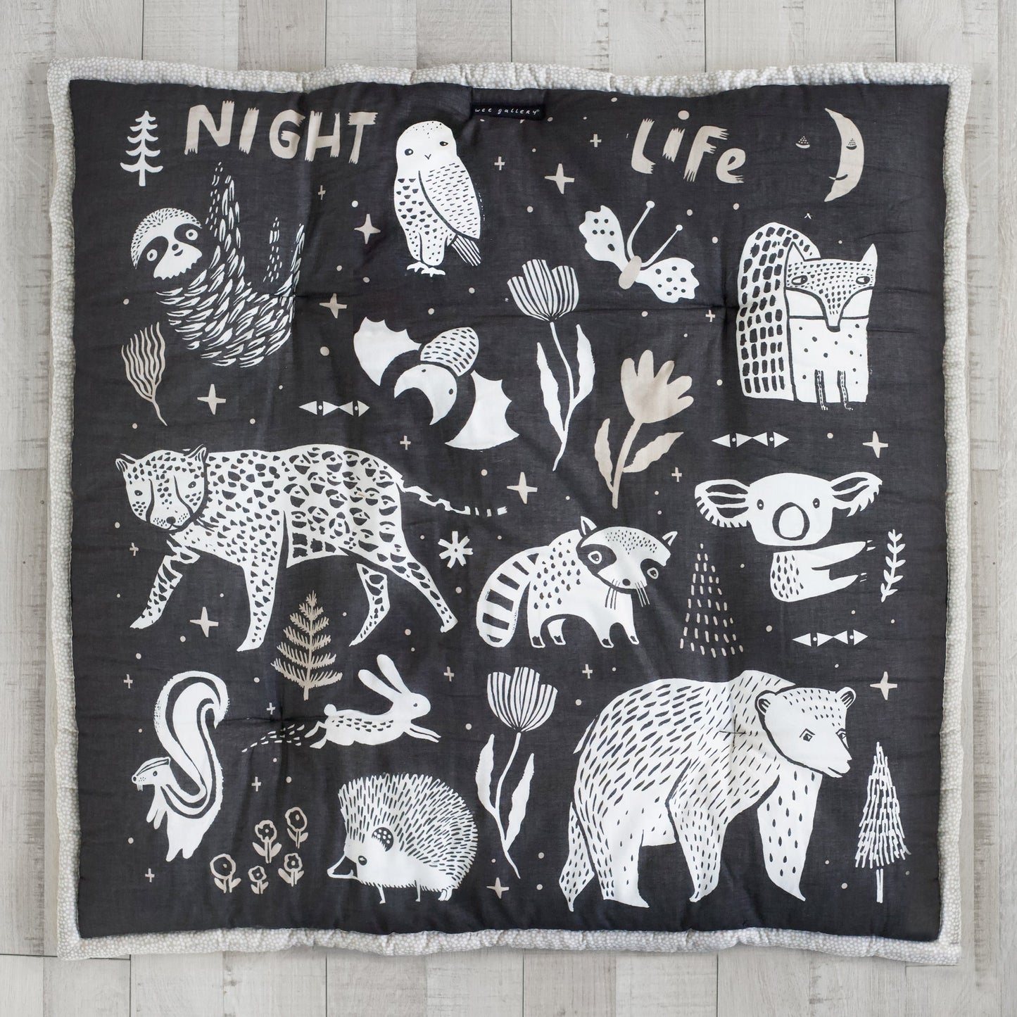 Organic Baby Large Wildlife Reversible Playmat