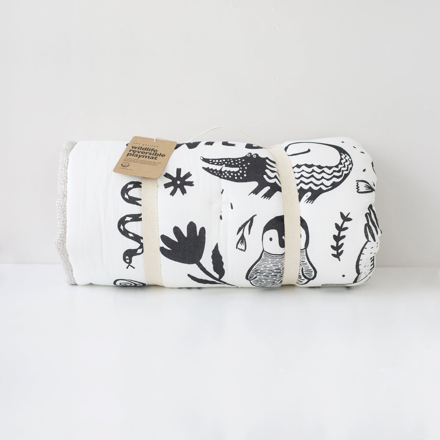 Organic Baby Large Wildlife Reversible Playmat