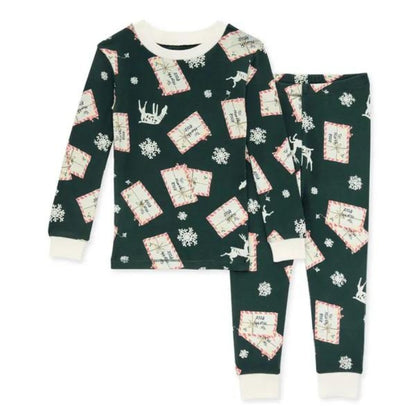 Organic Baby & Toddler & Kid Christmas Pajamas - Letters to Santa