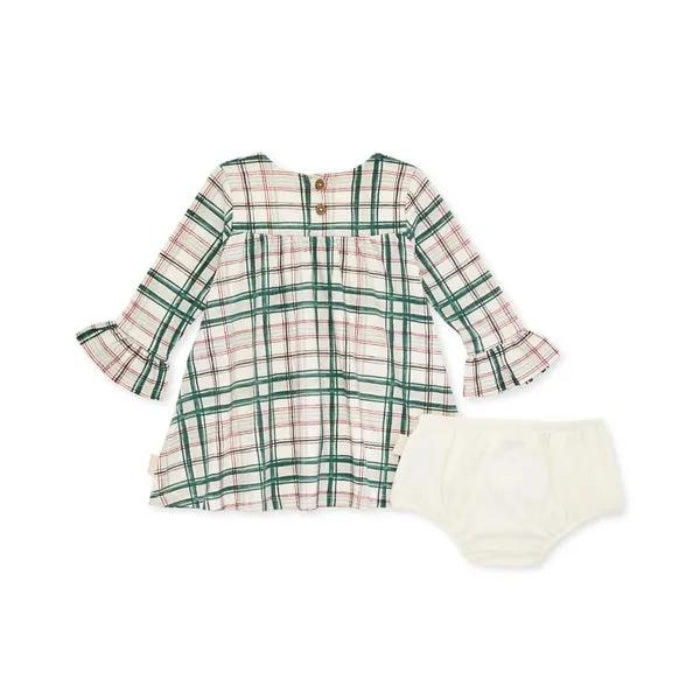 Organic Baby & Toddler Dress - Irish Plaid