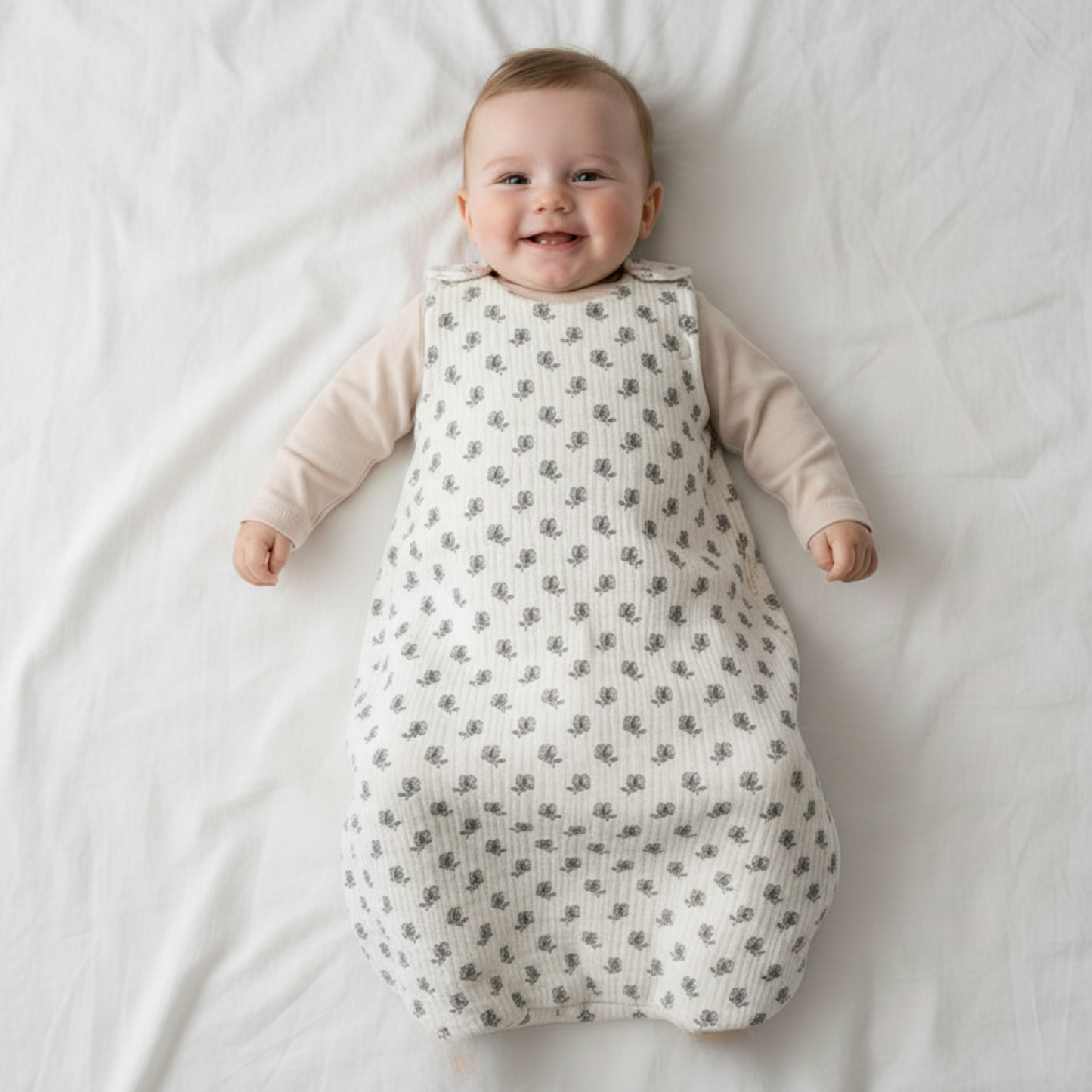 Organic Wearable Baby Blanket - Poppy