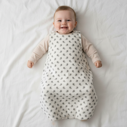 Organic Wearable Baby Blanket - Poppy