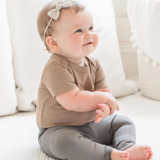 Organic Toddler Leggings - Pewter