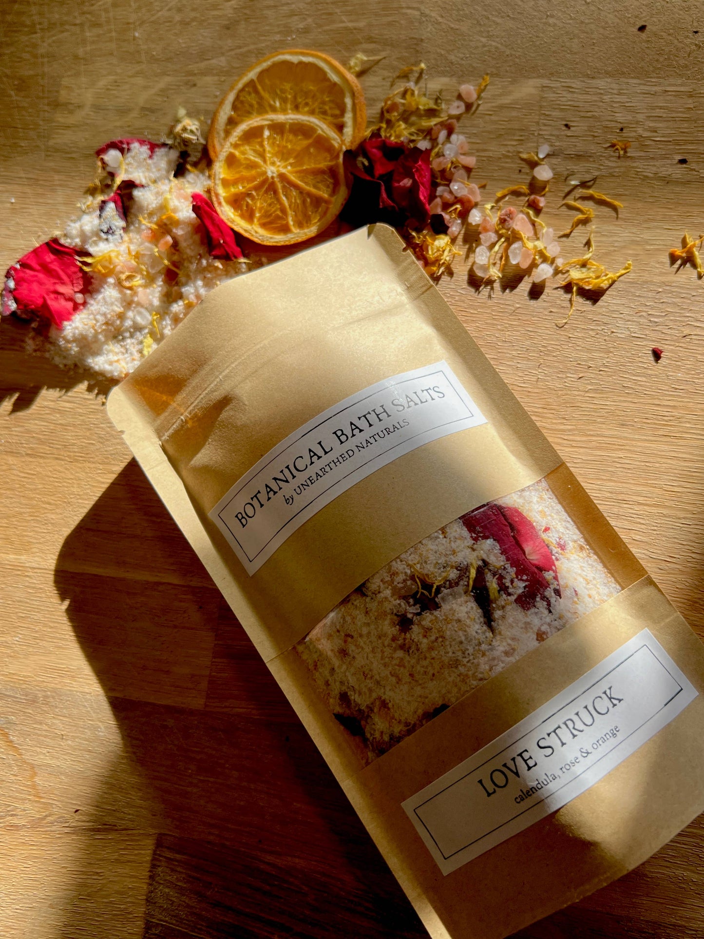 Love Struck - Calendula, Rose, & Orange Bath Salts