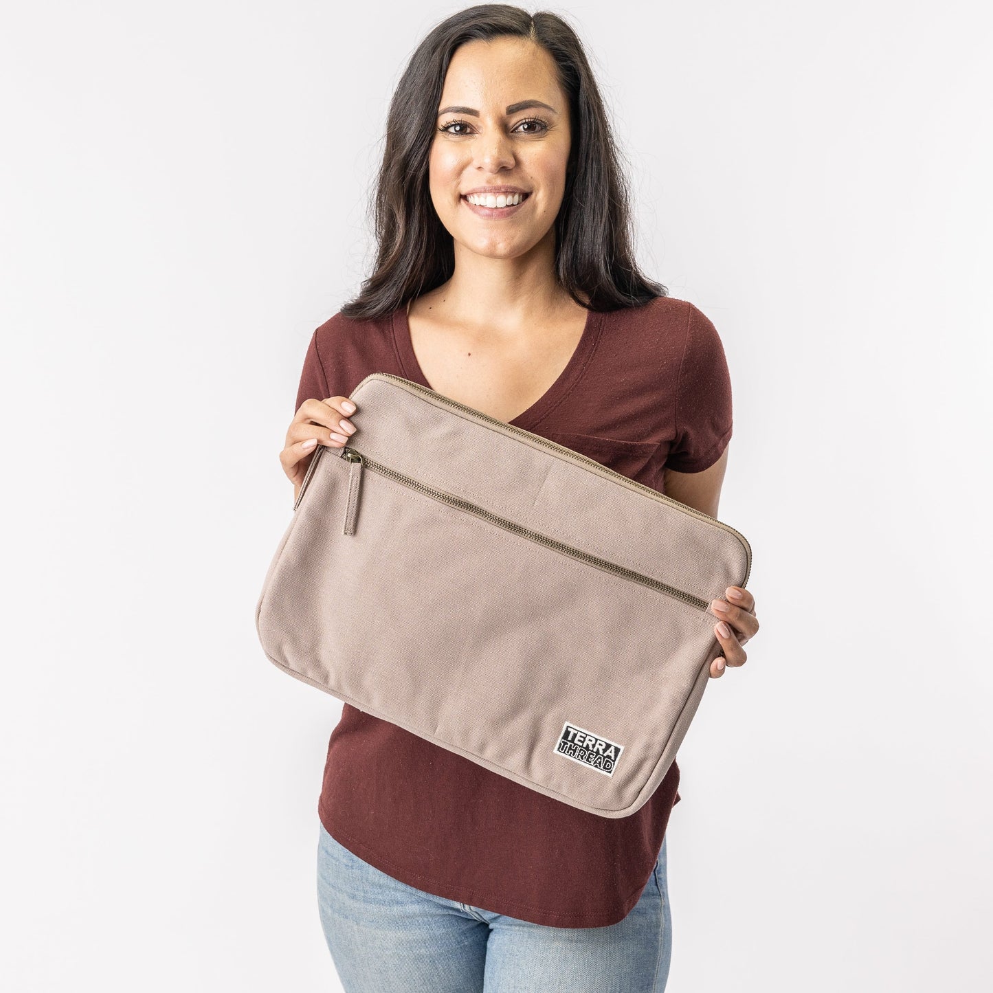 Organic Cotton Erdig Laptop Sleeve (15 Inches)