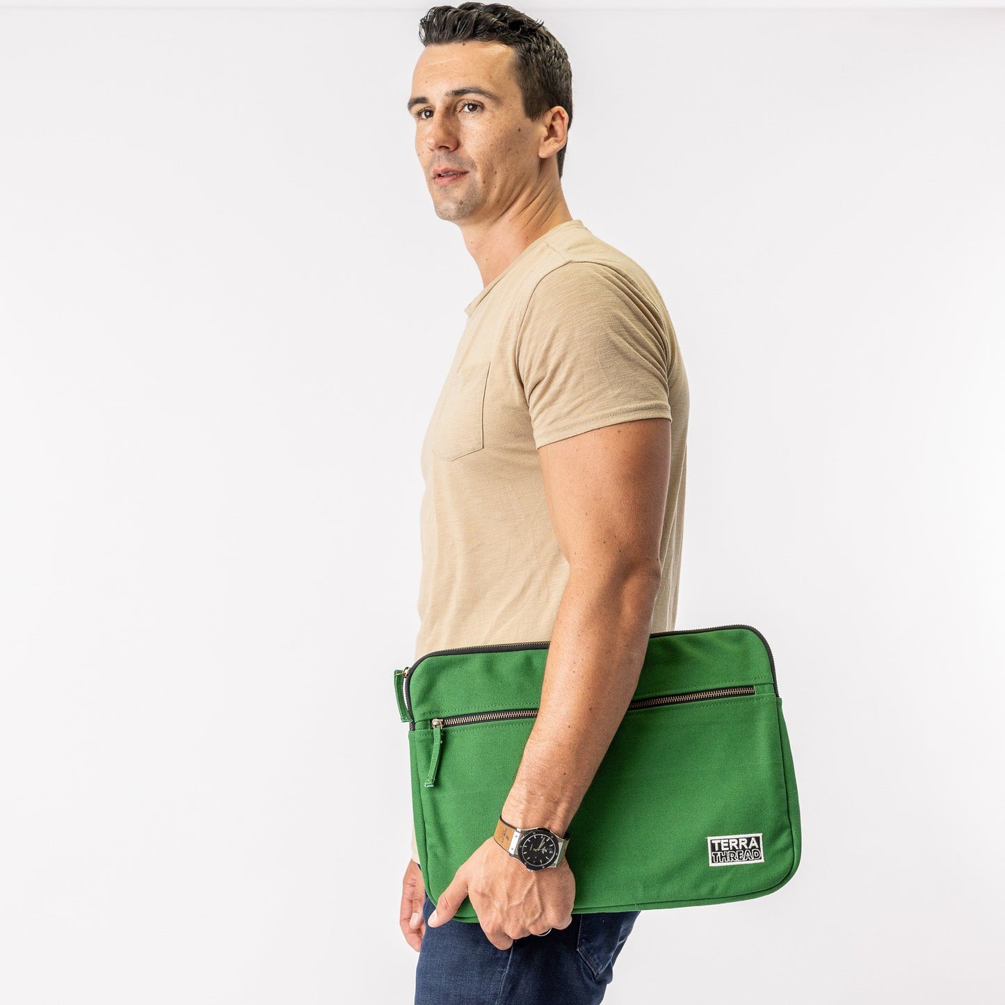 Organic Cotton Erdig Laptop Sleeve (15 Inches)